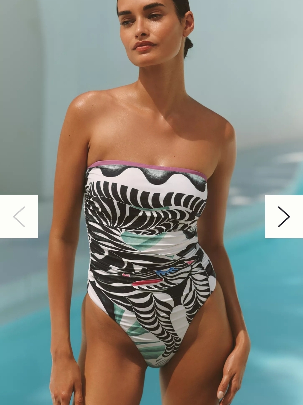 Carla Petelski x Celandine Ruched One-Piece Swimsuit NWT